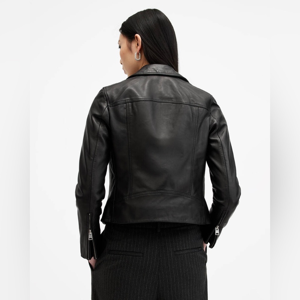 Allsaints Dalby Leather Jacket | US 8 | Black - Picture 3 of 7